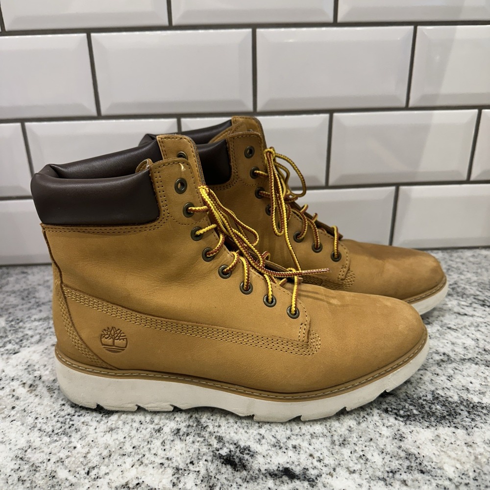 Timberland Sensorflex Women's 7 Boots Wheat ReBOTL Leather Lace-Up Waterproof